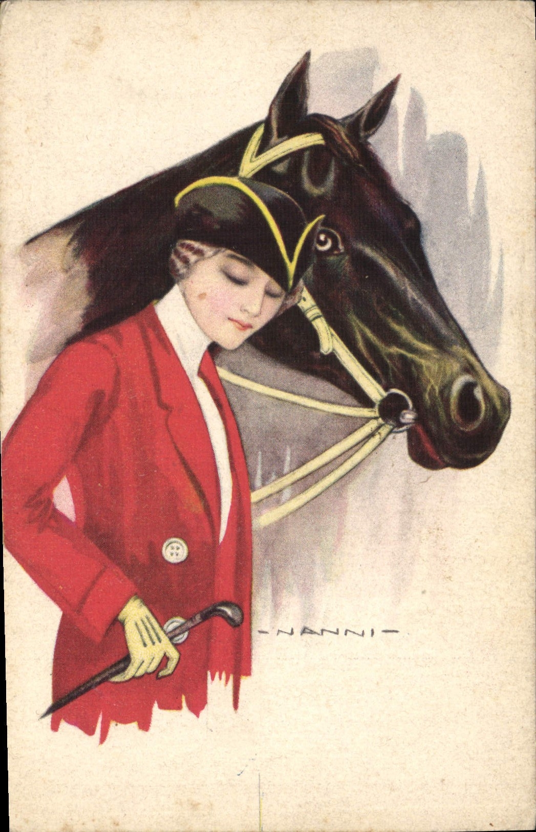 CPA Cheval Equitation Hippisme Femme