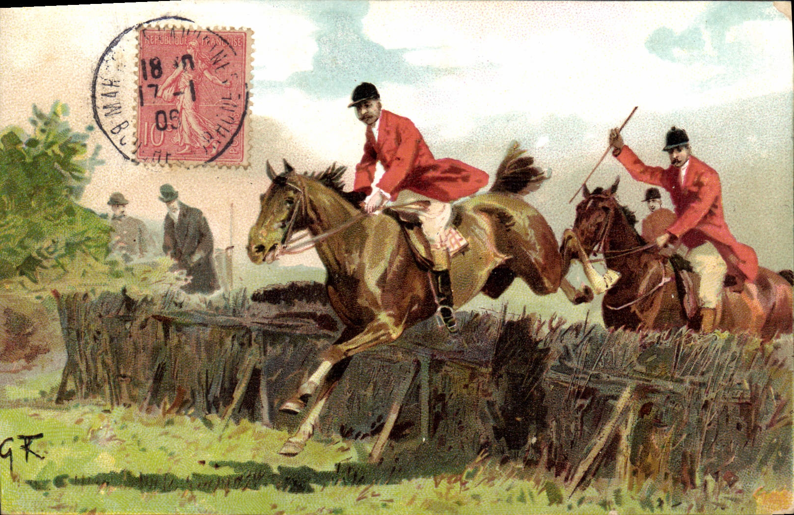 CPA Cheval Equitation Hippisme 