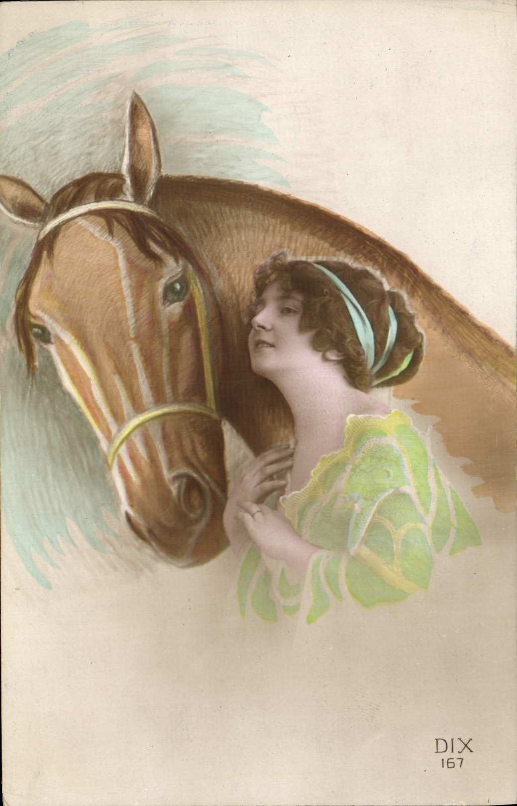 CPA Cheval Equitation Hippisme Femme