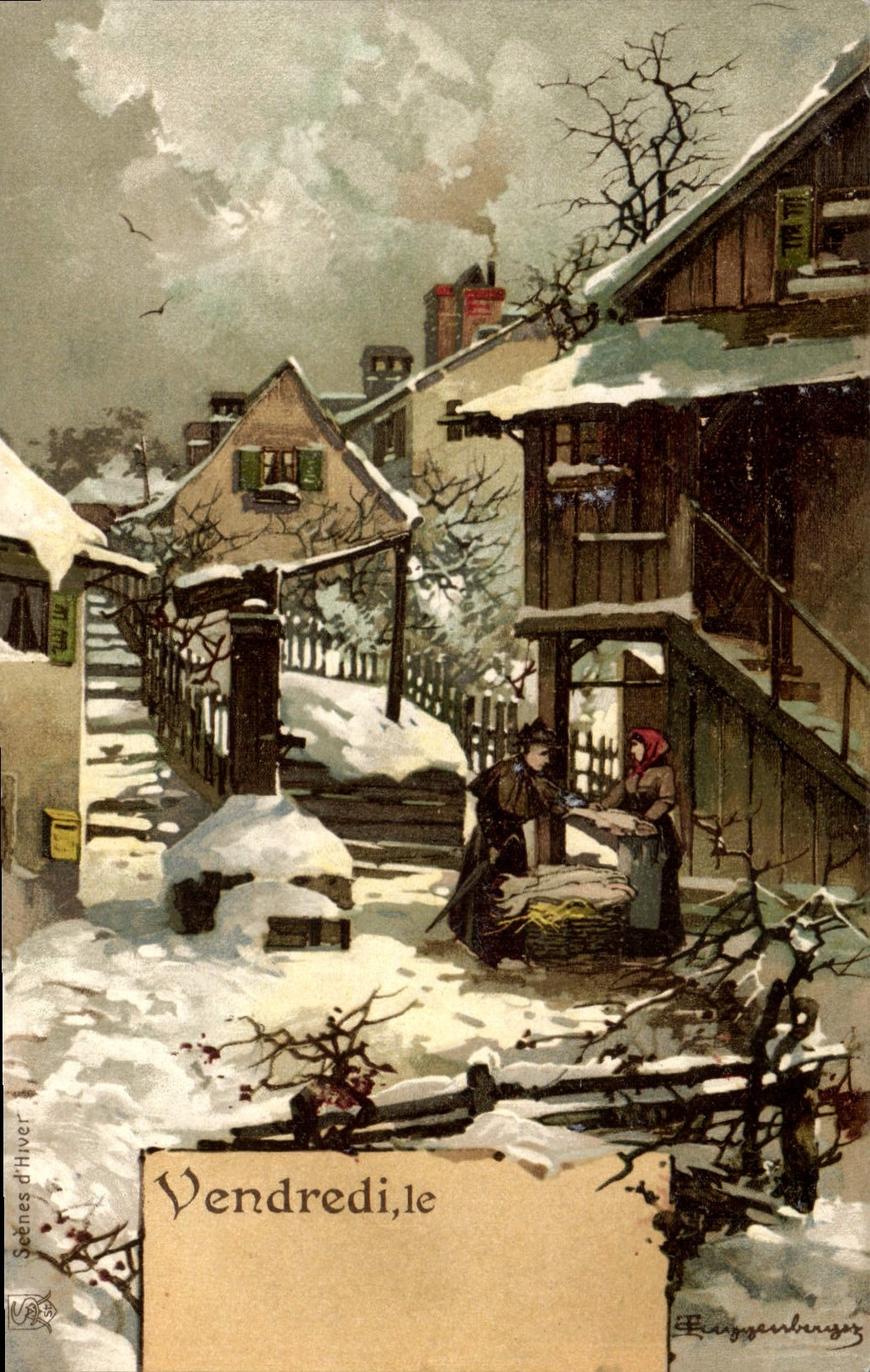 Vintage Postcard Fantasy Friday