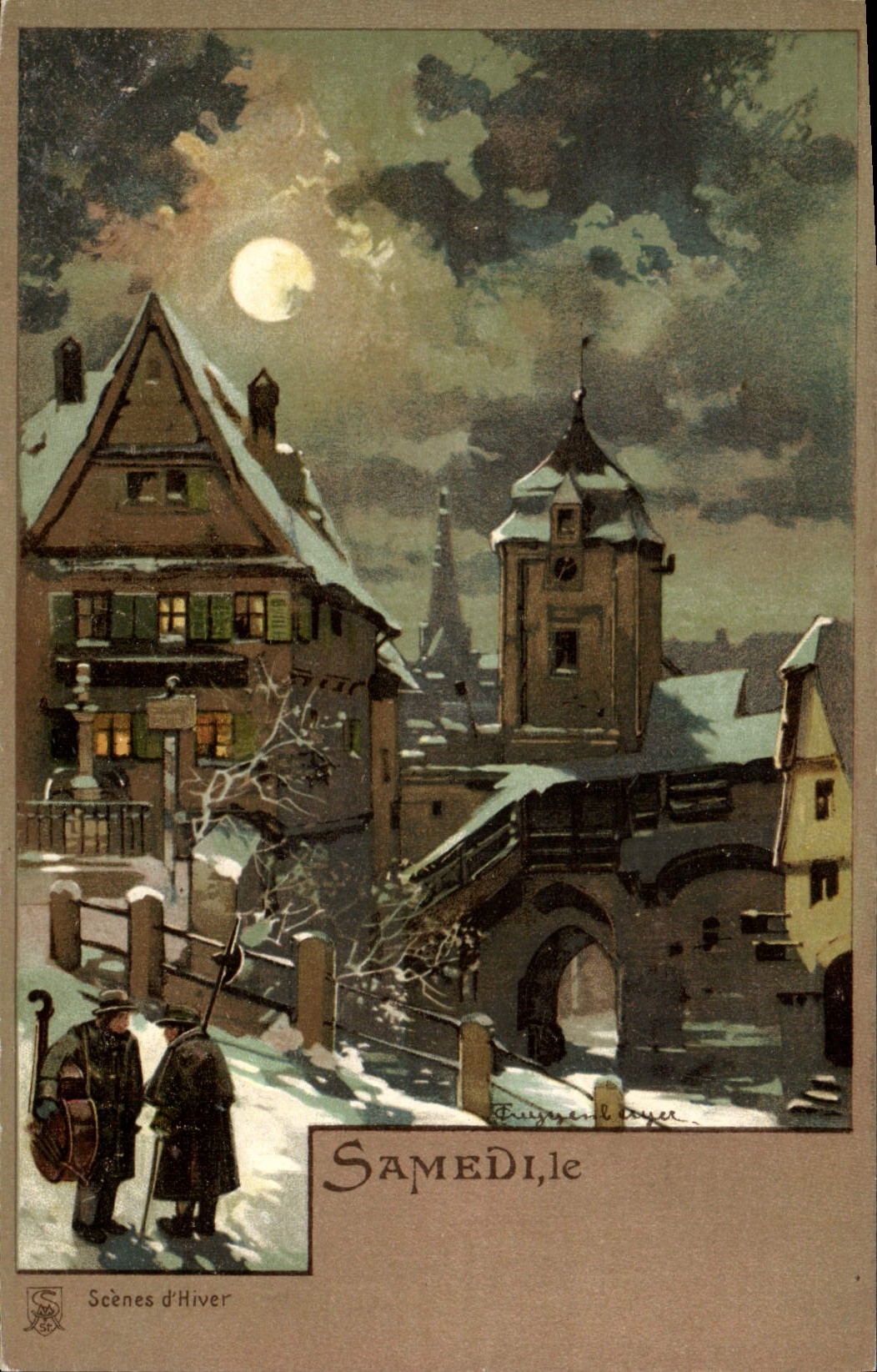 Vintage Postcard Fantasy Saturday