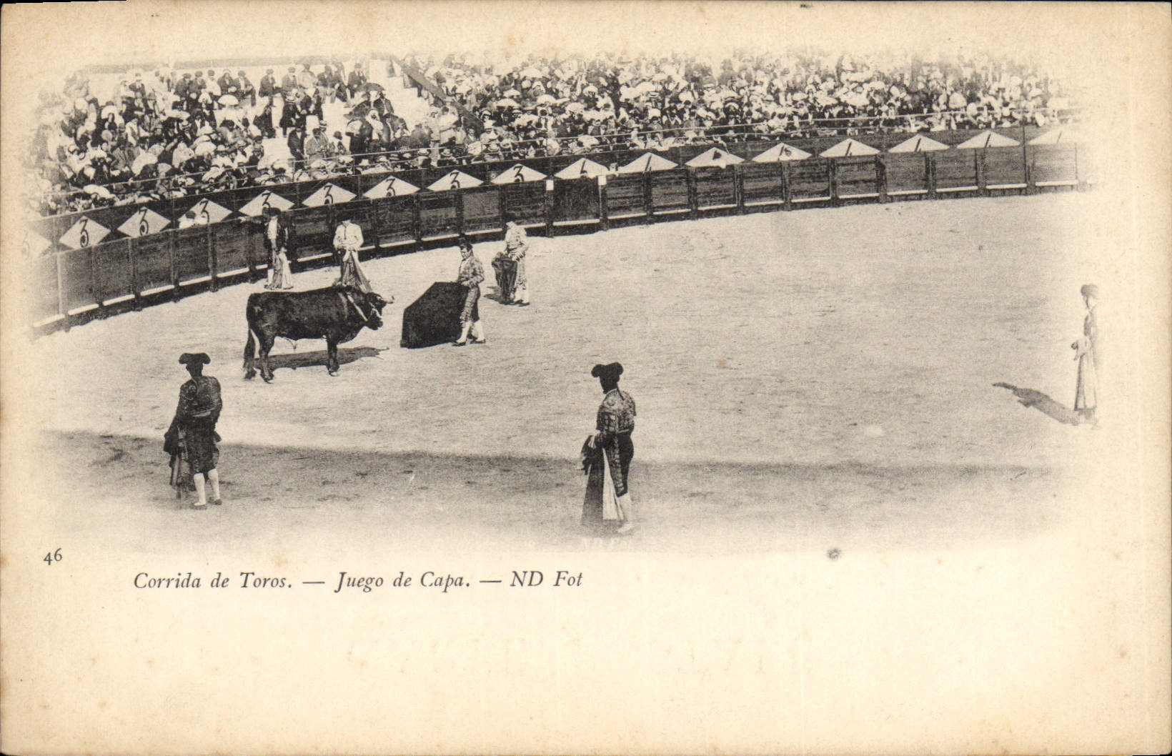 CPA Corrida Course de taureaux Juego de Capa