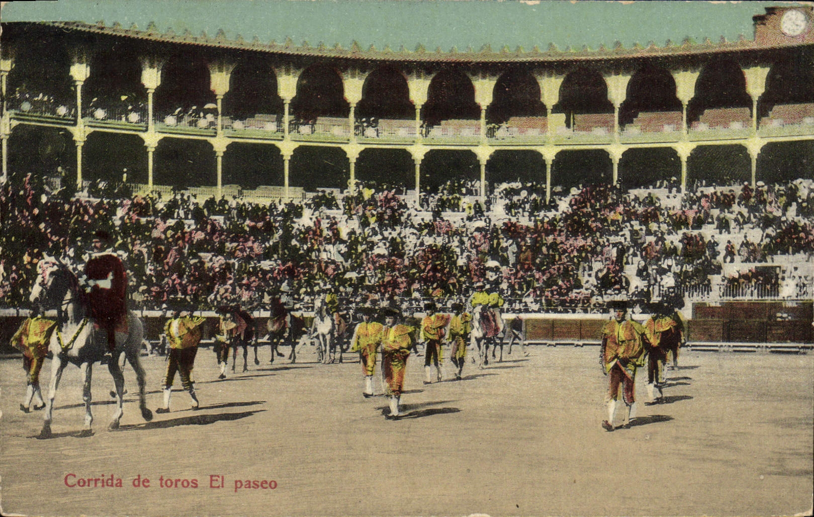 CPA Corrida Course de taureaux El paseo 