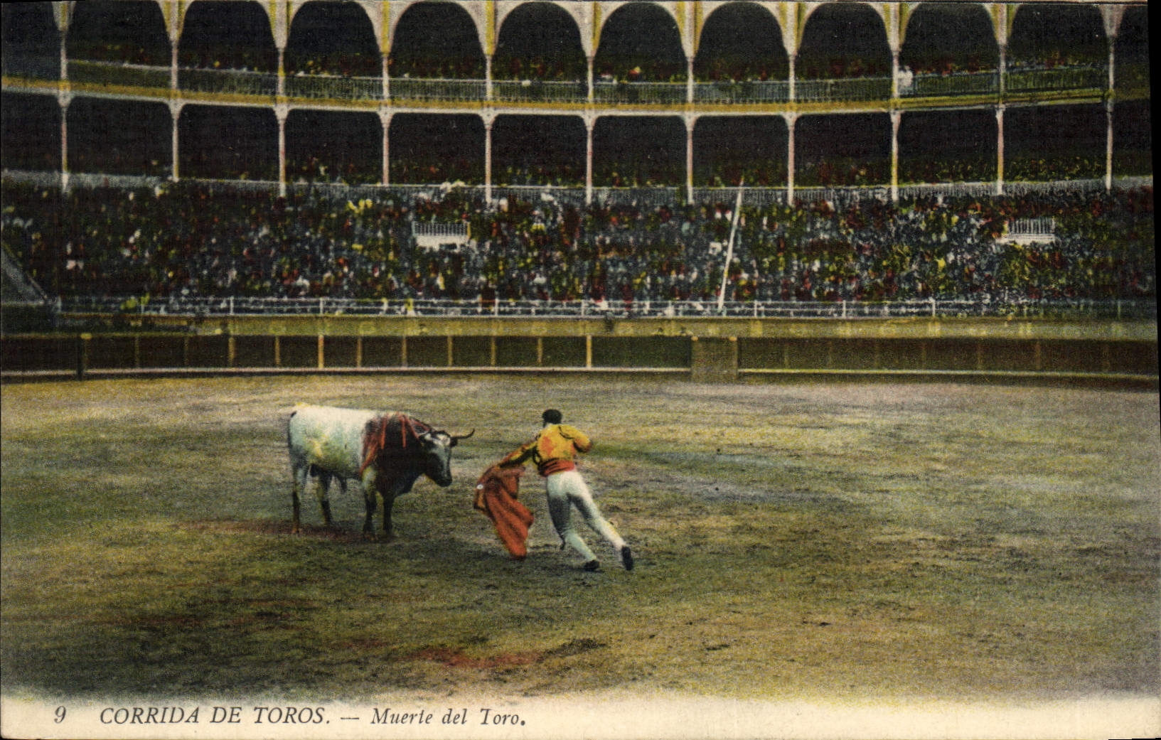 CPA Corrida Course de taureaux Muerte del toro