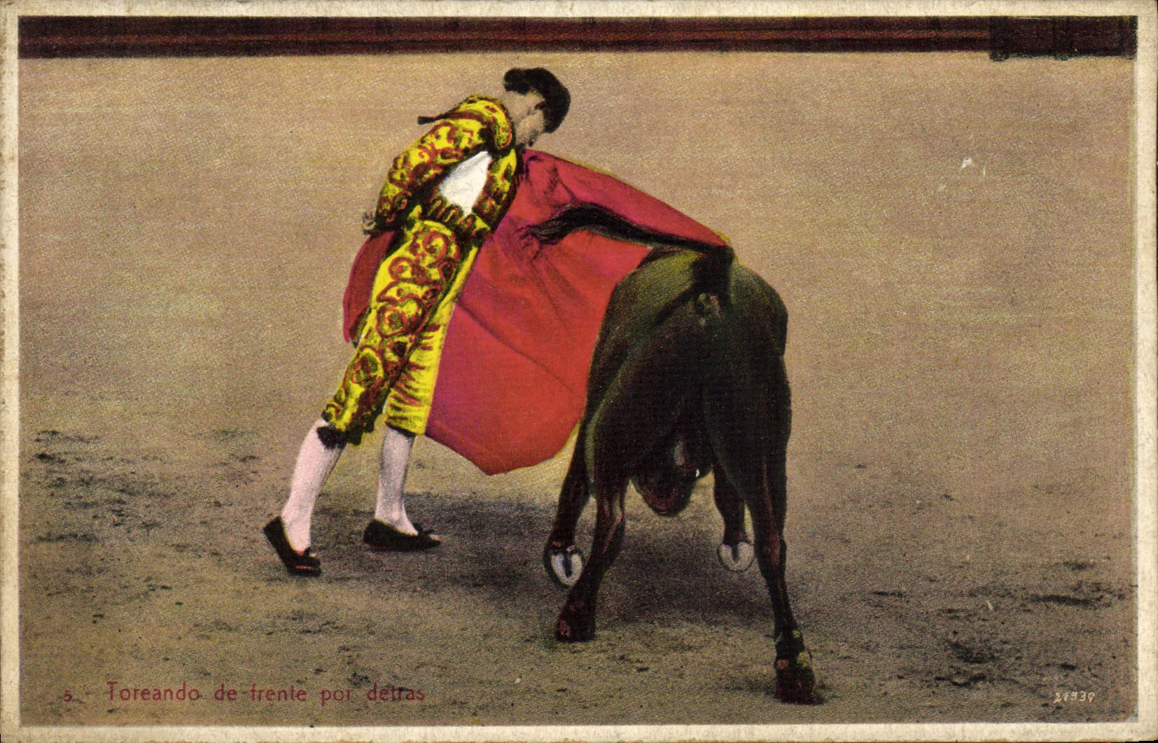 CPA Corrida Course de taureaux 