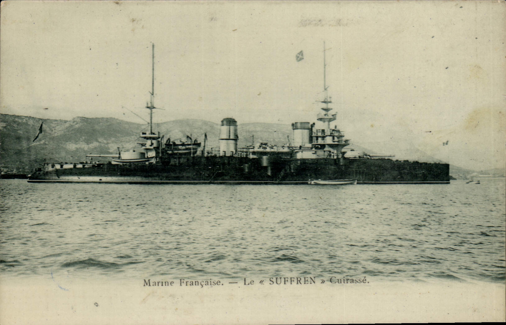 Vintage Postcard Warship Suffren Armours