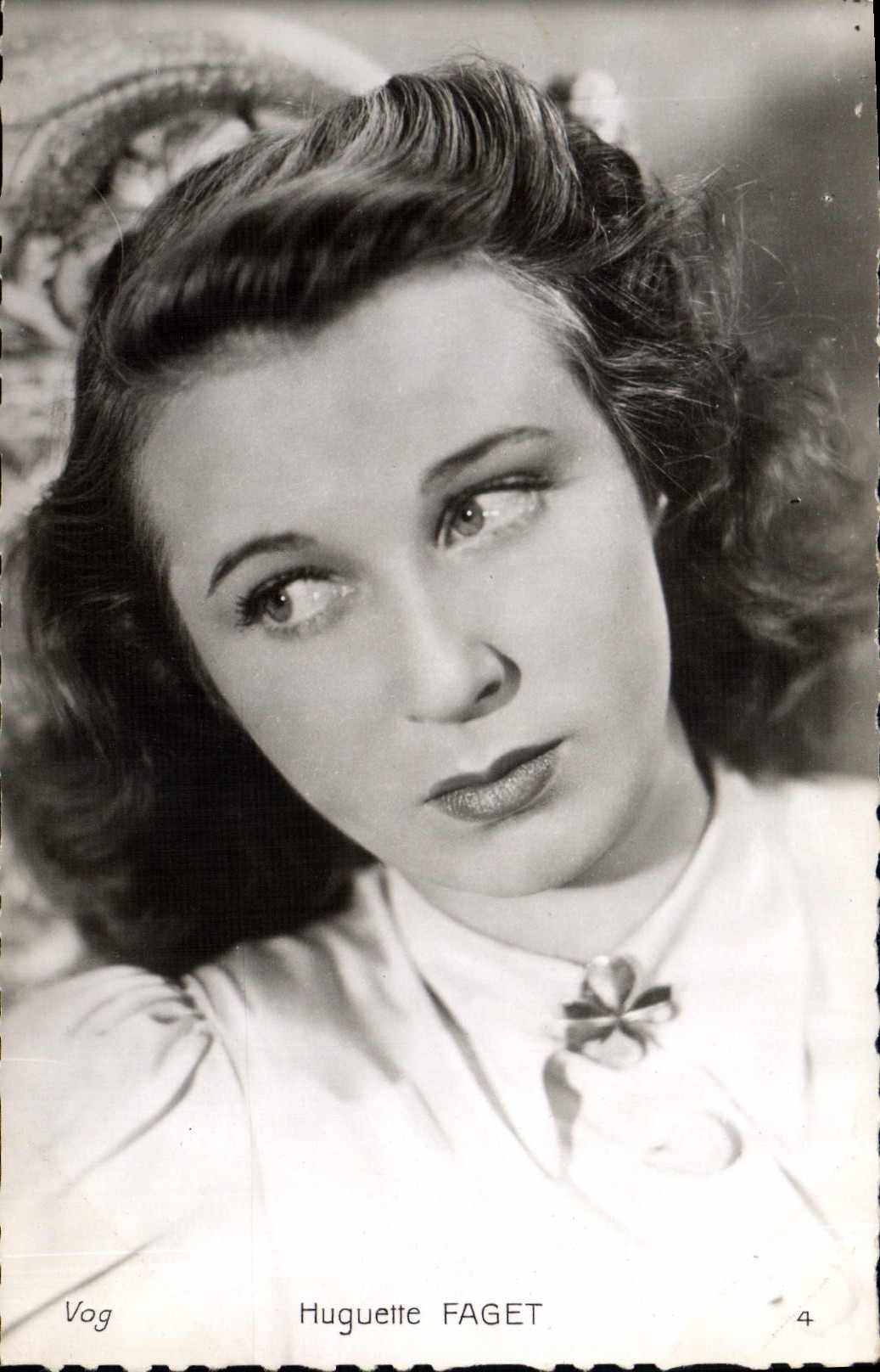 CPM Cinema Huguette Faget 