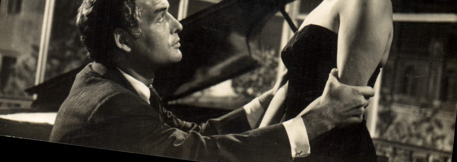 Postal Cine Nany Fernandez allí Jorge Mistral