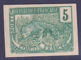 Congo Essai 5c Panthere