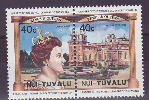 Nui Tuvalu 40c Queen Anne ** Luxe 