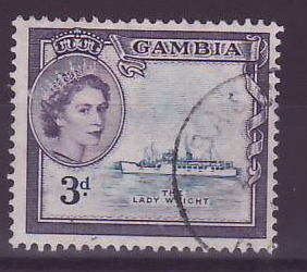 Gambie Gambia Cancelled Basse 3 d value Lady Wright Bateau