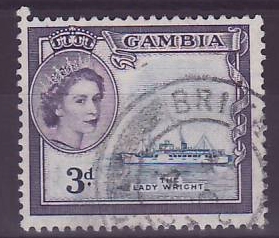 Gambie Gambia Cancelled Brikama 3d Lady Wright