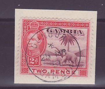 Gambie Gambia Cancelled Gunjur 2d Elephant