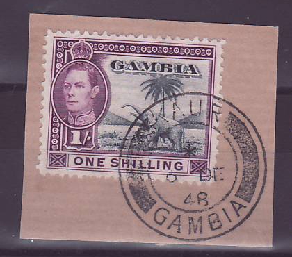 Gambie Gambia Cancelled Kau-Ur  1s Elephant