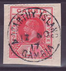 Gambie Gambia Cancelled Macarthy Island 1d