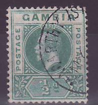 Gambie Gambia Cancelled Macarthy Island 1/2d