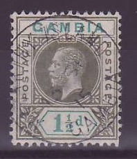 Gambie Gambia Cancelled Macarthy Island 1 1/2d