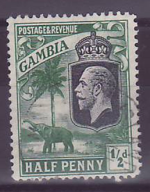 Gambie Gambia Cancelled Macarthy Island 1/2d Elephant