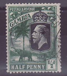 Gambie Gambia Cancelled Macarthy Island 1/2d Elephant