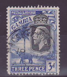 Gambie Gambia Cancelled Macarthy Island 3 d Elephant