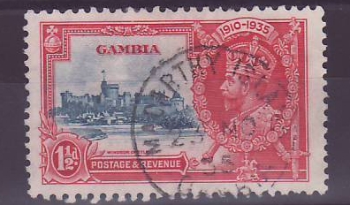Gambie Gambia Cancelled Macarthy Island 1 1/2d Jubilee