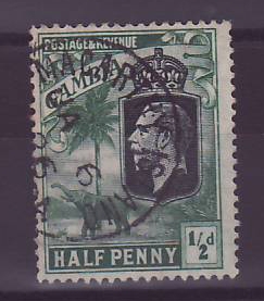 Gambie Gambia Cancelled Macarthy Island 1 1/2d Elephant