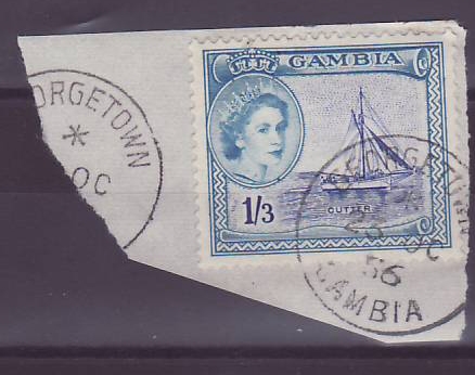 Gambie Gambia Cancelled Georgetown 1/3 Boat