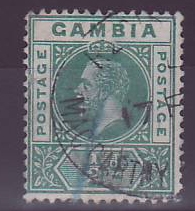 Gambie Gambia Cancelled Macarthy Island 1/2d Registered Cancel