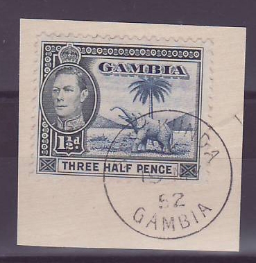 Gambie Gambia Cancelled Serekunda 1/2d Elephant