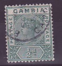 Gambie Gambia Cancelled Bathurst 1/2p Victoria