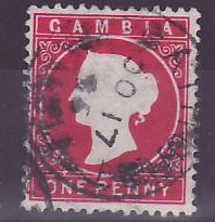 Gambie Gambia Cancelled Bathurst 1p Cameo 