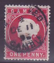 Gambie Gambia Cancelled Gambia Received 1p Cameo 