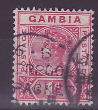 Gambie Gambia Cancelled Paquebot Liverpool 1 d Victoria Liverpool Br Packet
