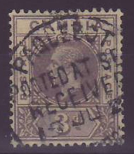Gambie Gambia Cancelled Paquebot Posted at sea received Liverpool 3 d George V  Posted on steamer