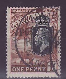 Gambie Gambia Cancelled Paquebot Posted at sea received Liverpool 1 d Elephant  Posted on steamer