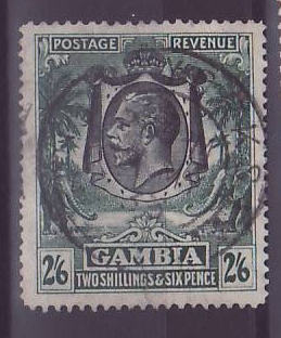 Gambie Gambia 2/6s Elephant Hulls York cancellation