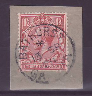 Gambie Gambia Bathurst stamp on GB Stamp