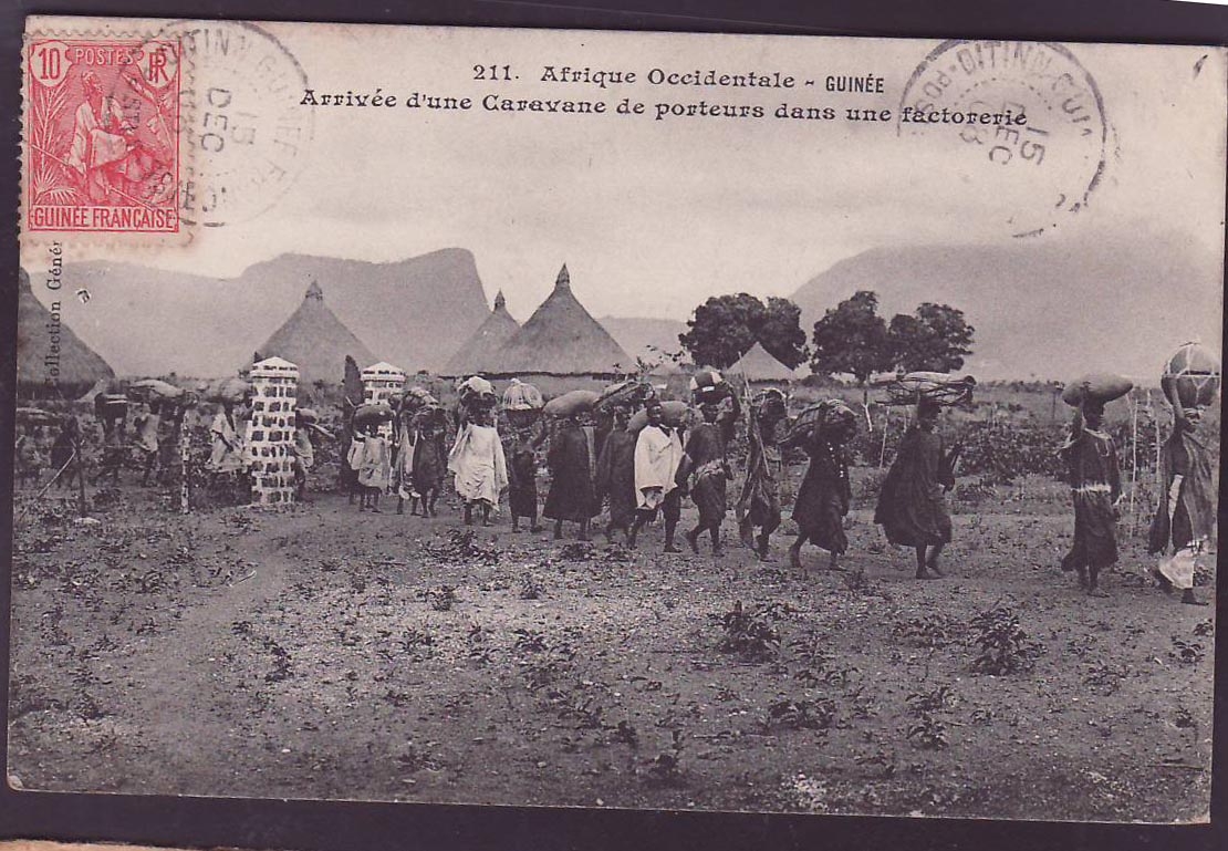 Guinee Berger Pulas avec rare cachet DITINN 08