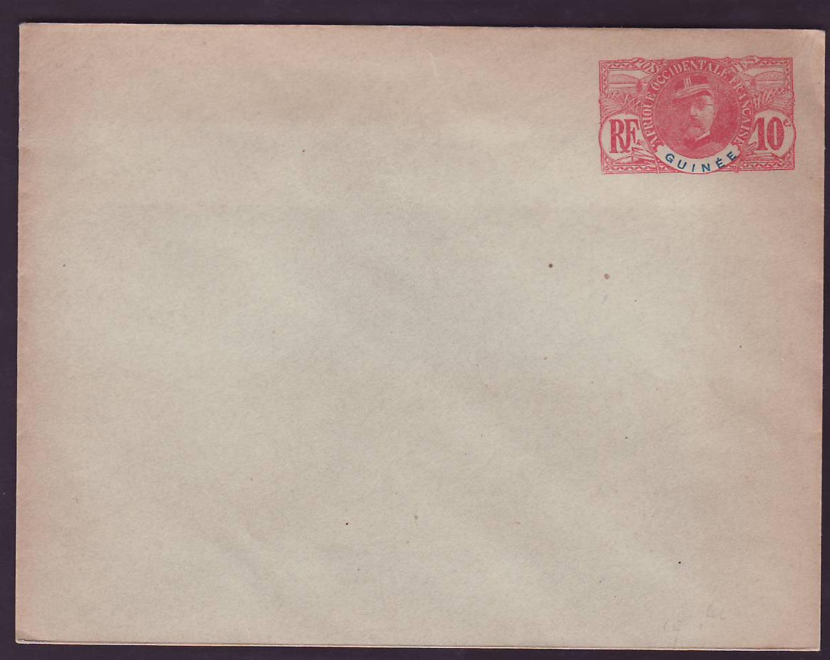 Guinee Entier Postal Gouverneur Ballay 10c Neuf 14 5*11cm