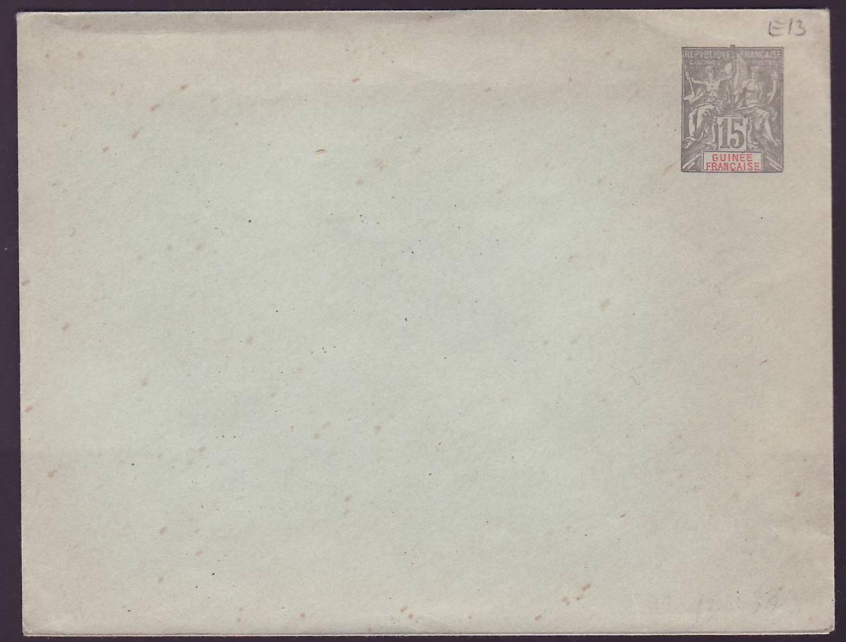 Guinee Entier Postal Type Groupe 15c Neuf