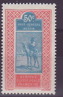 Soudan 50c n° 51a VARIETE Surcharge absente ** Neuf sans charniere TTB