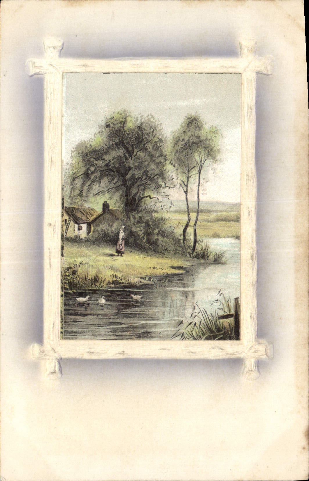 CPA Fantaisie Paysage 