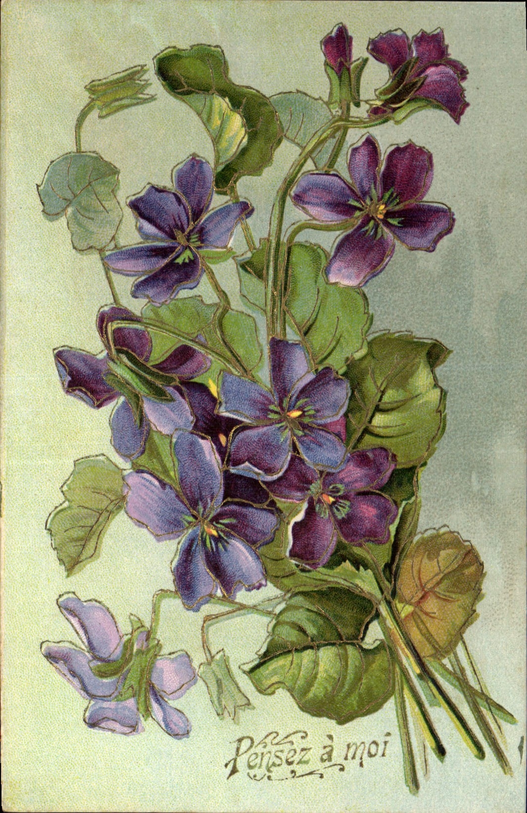 CPA Fantaisie Fleurs 