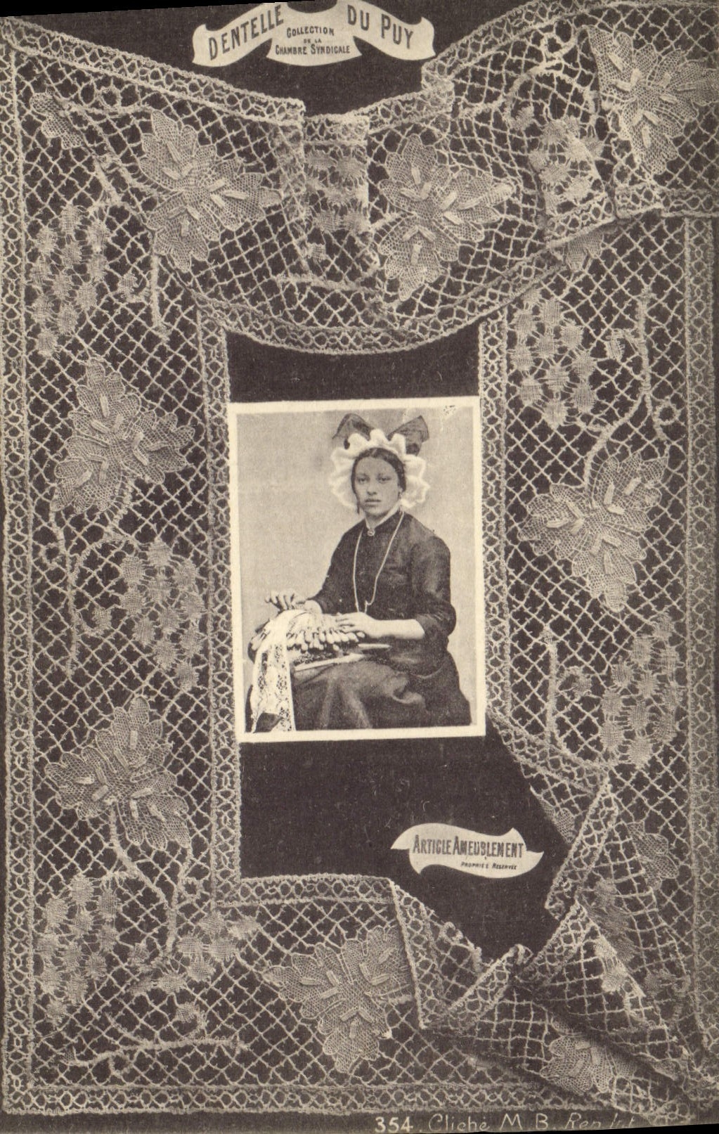 CPA Dentelle Dentelliere Le Puy 