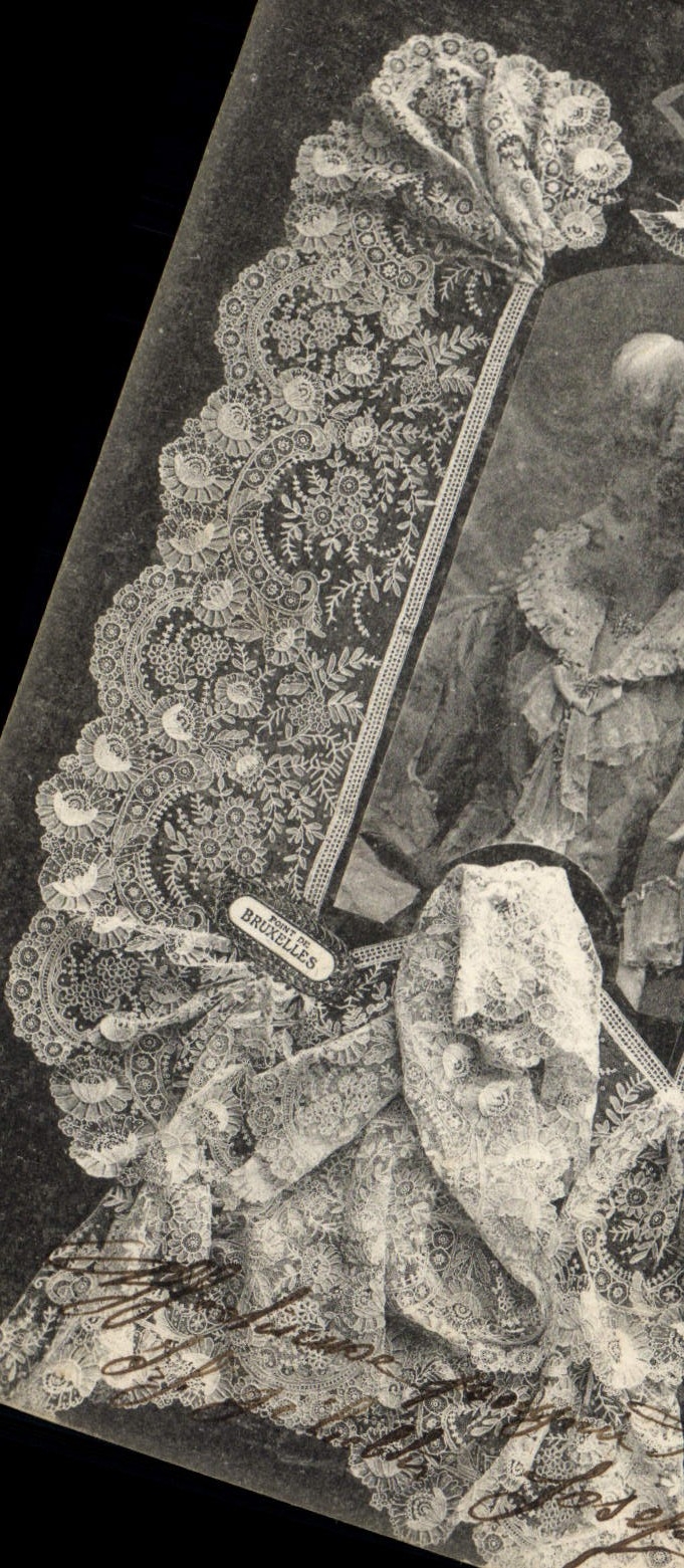 CPA Dentelle Dentelliere Bruxelles 