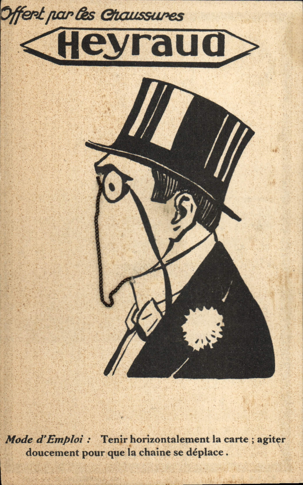 CARTE SYSTEME Fantaisie chaussures Heyraud 