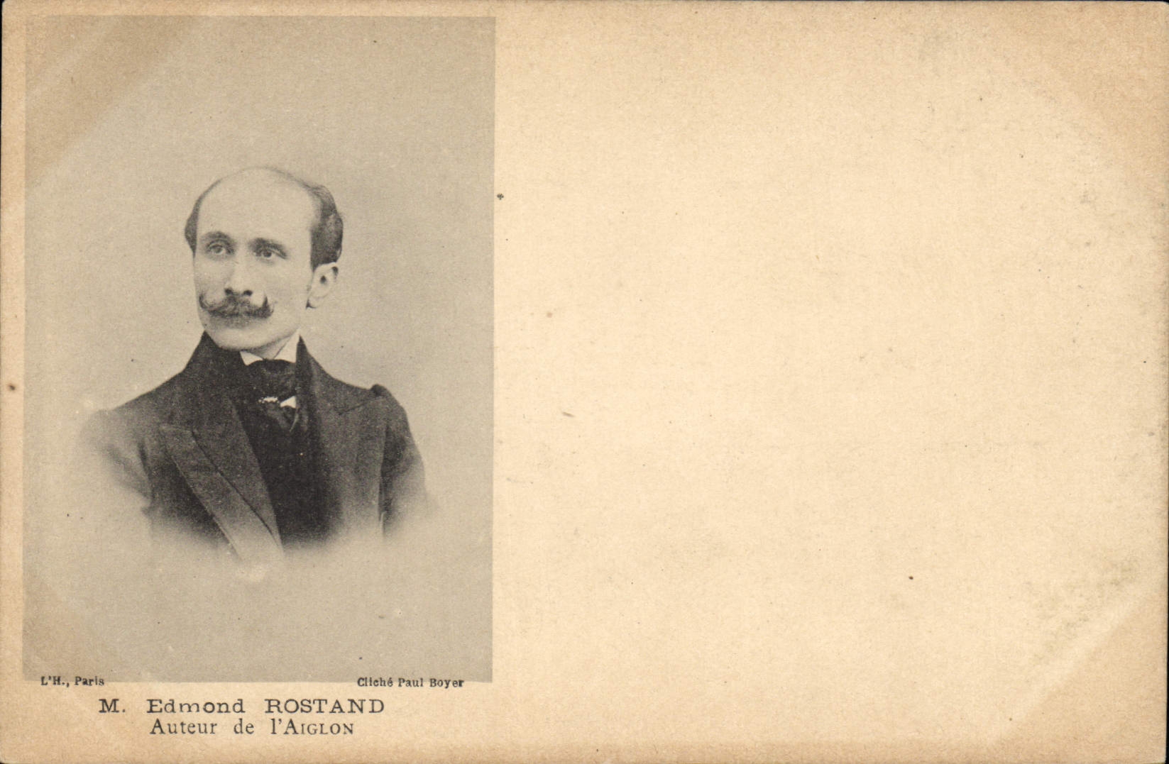 CPA Edmond Rostand Auteur de l'Aiglon 