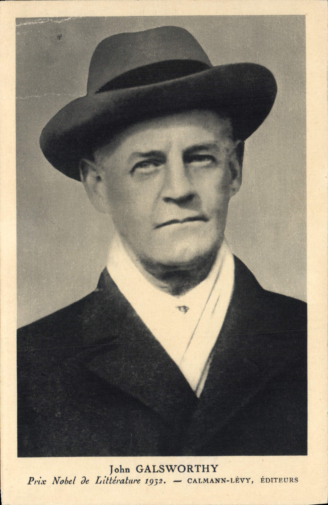 CPA John Galsworthy Prix Nobel de Litterature 1952 Calmann Levy 