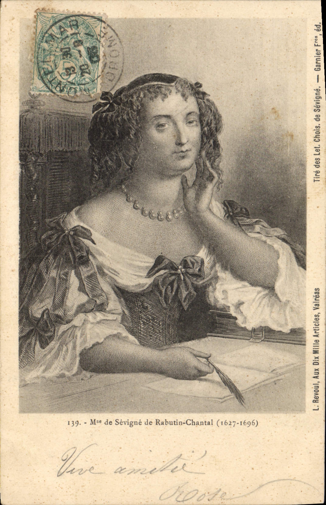 CPA Mme de Sevigne de Rabutin Chantal 