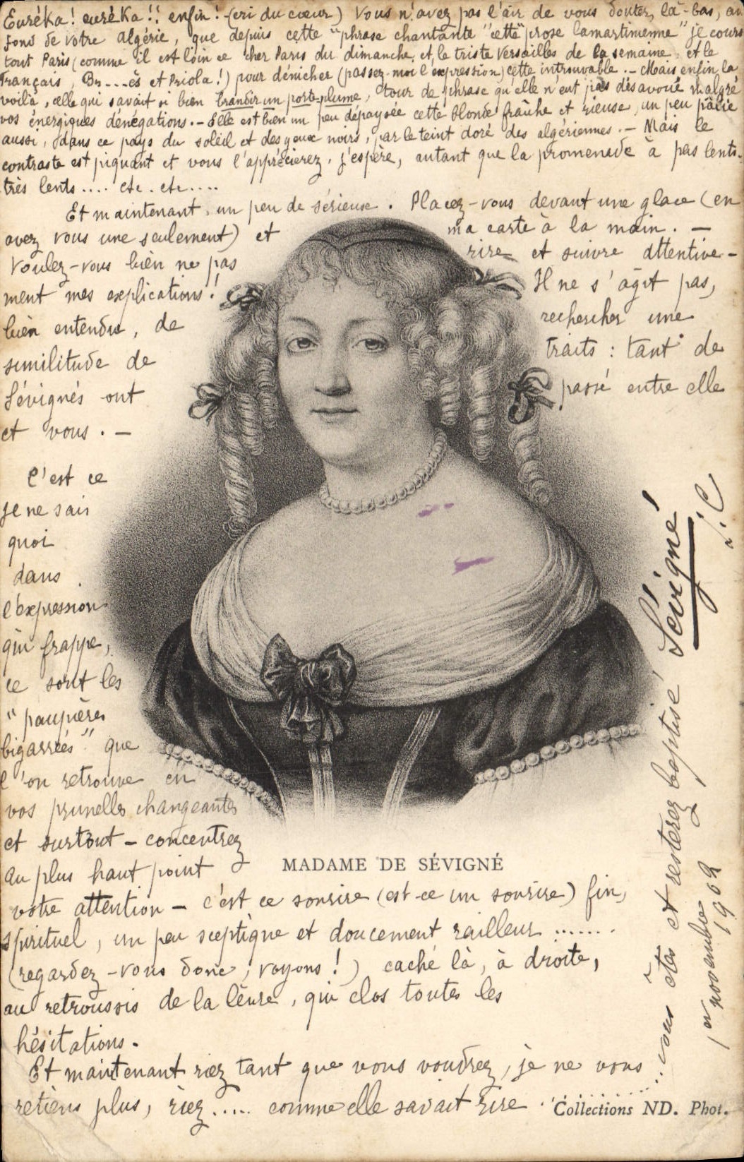 CPA Madame de Sevigne 